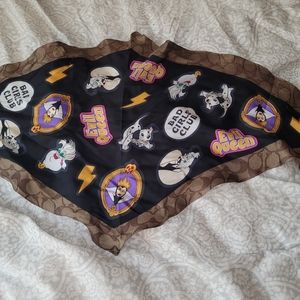 2 authentic coach scarfs bad girls club Disney villains